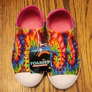 Retro Vibe Kidcore Skechers Rainbow Foam Jelly Clogs Size 10